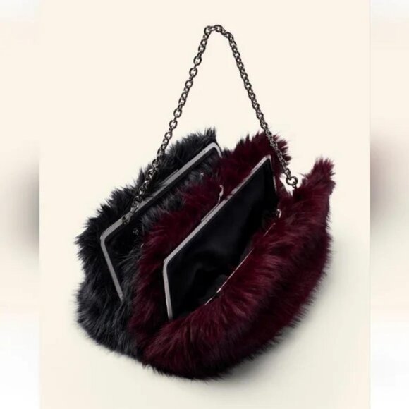 ZARA FAUX FUR BAG LIMITED EDITION - Picture 7 of 7